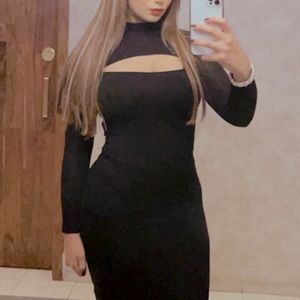 Cutout bodycon dress